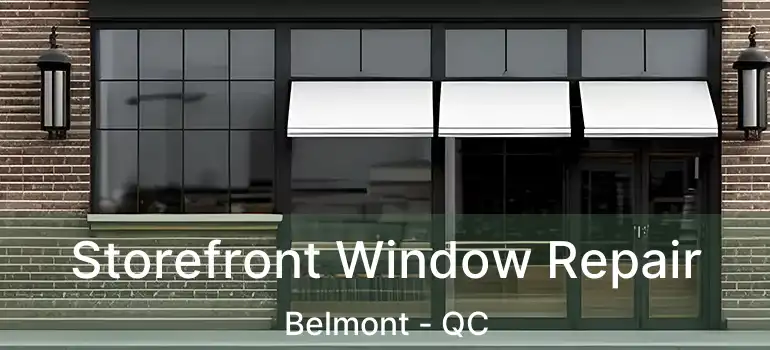  Storefront Window Repair Belmont - QC