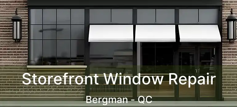  Storefront Window Repair Bergman - QC