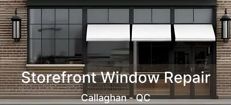  Storefront Window Repair Callaghan - QC