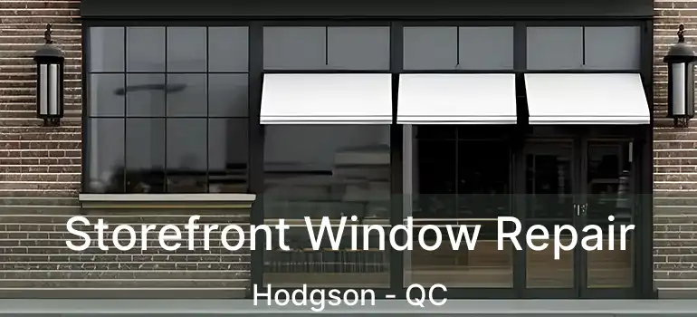 Storefront Window Repair Hodgson - QC