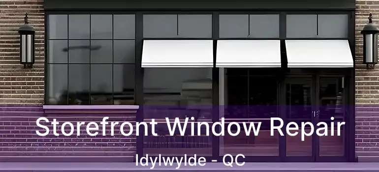  Storefront Window Repair Idylwylde - QC