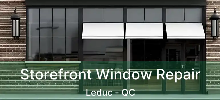 Storefront Window Repair Leduc - QC