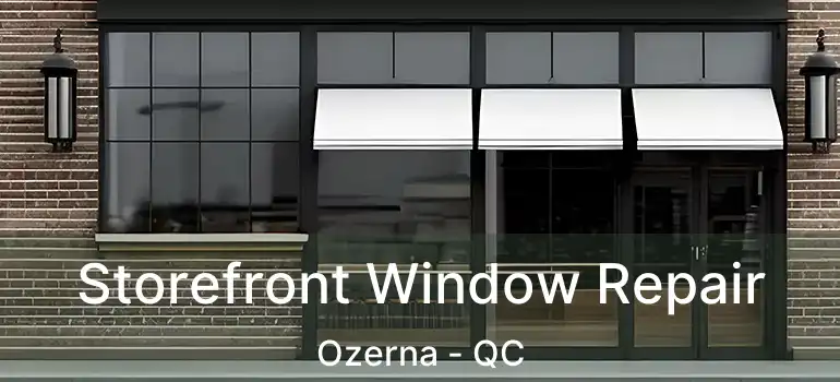  Storefront Window Repair Ozerna - QC