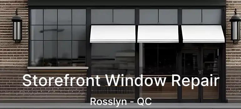  Storefront Window Repair Rosslyn - QC