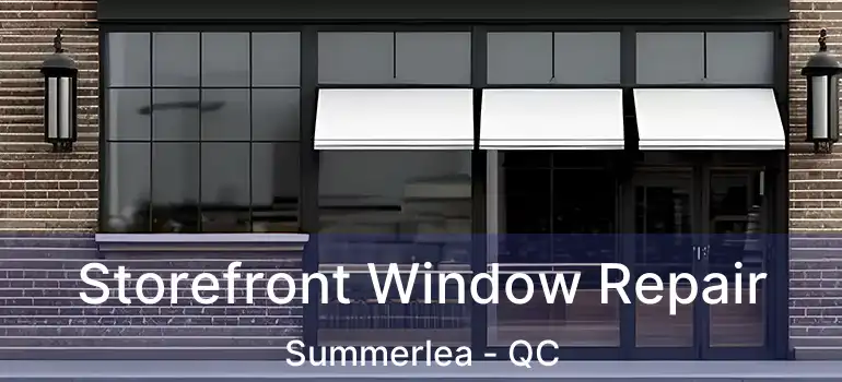 Storefront Window Repair Summerlea - QC