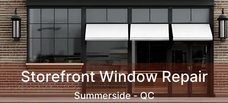  Storefront Window Repair Summerside - QC