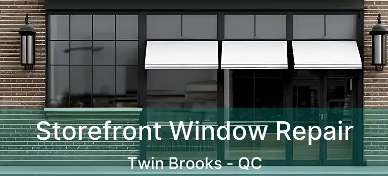  Storefront Window Repair Twin Brooks - QC