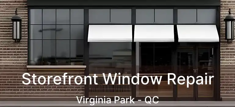  Storefront Window Repair Virginia Park - QC