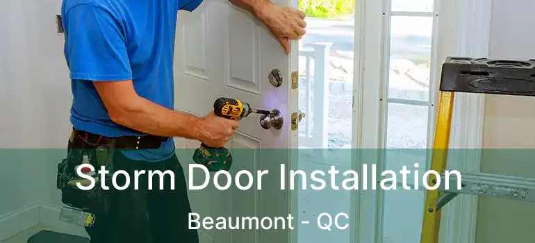 Storm Door Installation Beaumont - QC