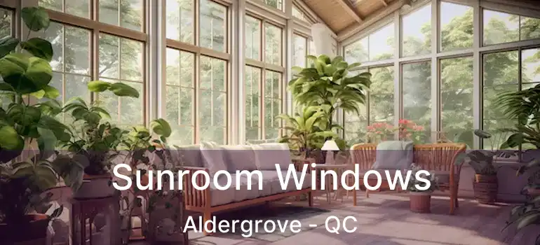  Sunroom Windows Aldergrove - QC
