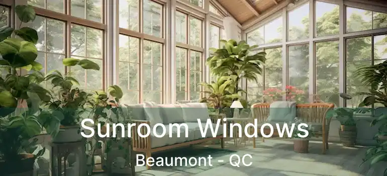 Sunroom Windows Beaumont - QC