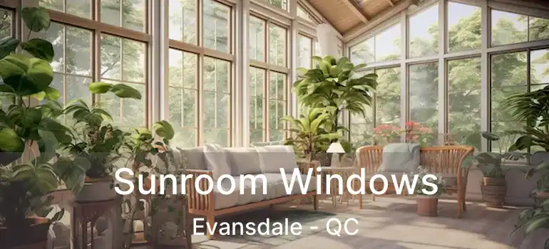  Sunroom Windows Evansdale - QC
