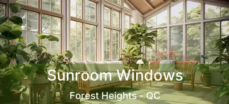  Sunroom Windows Forest Heights - QC