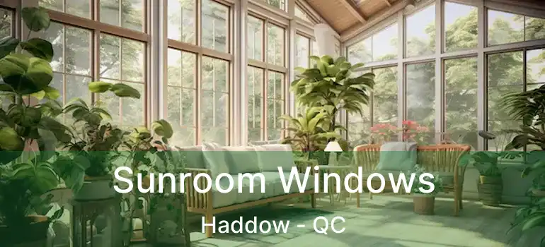  Sunroom Windows Haddow - QC