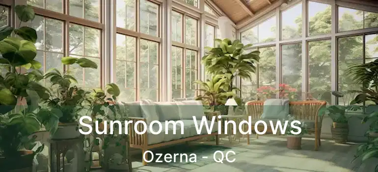  Sunroom Windows Ozerna - QC