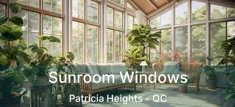  Sunroom Windows Patricia Heights - QC