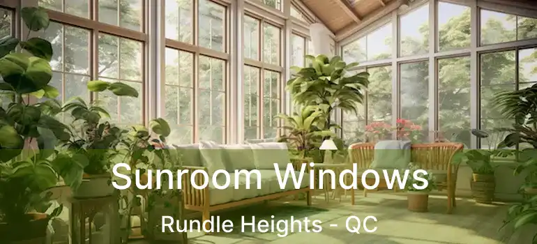  Sunroom Windows Rundle Heights - QC