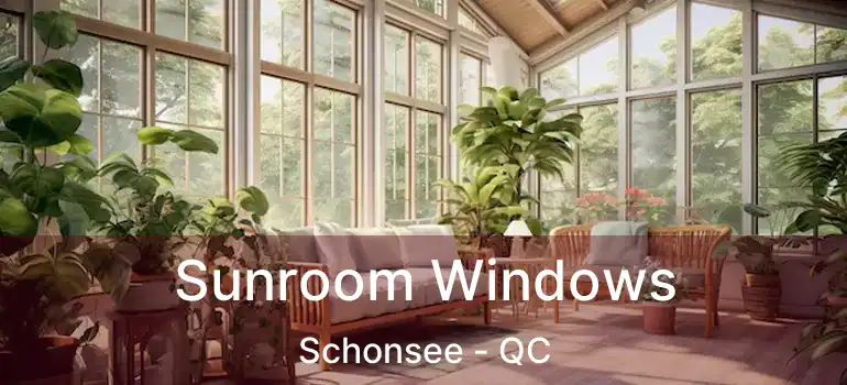  Sunroom Windows Schonsee - QC