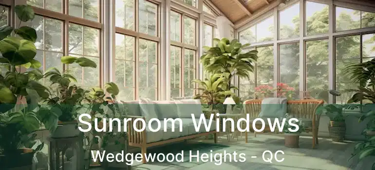  Sunroom Windows Wedgewood Heights - QC