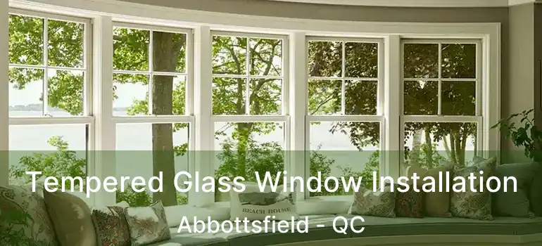  Tempered Glass Window Installation Abbottsfield - QC
