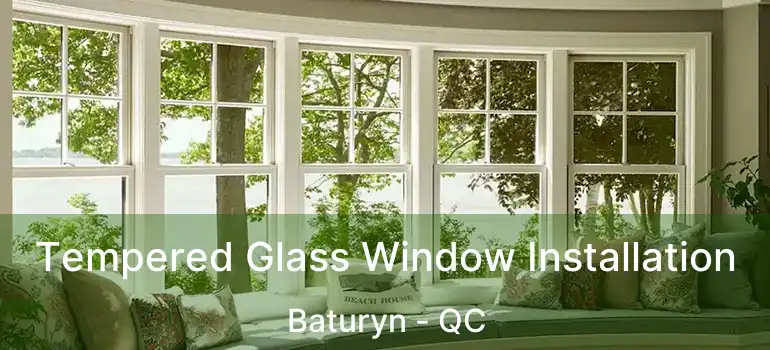  Tempered Glass Window Installation Baturyn - QC