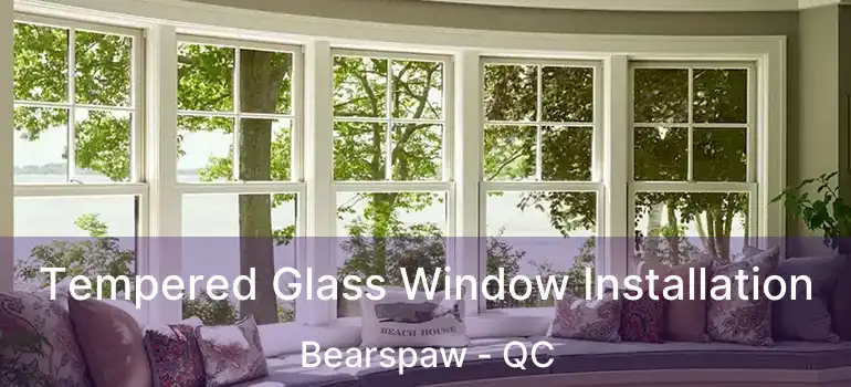  Tempered Glass Window Installation Bearspaw - QC