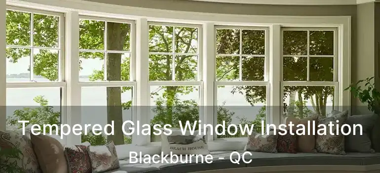  Tempered Glass Window Installation Blackburne - QC
