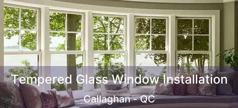  Tempered Glass Window Installation Callaghan - QC