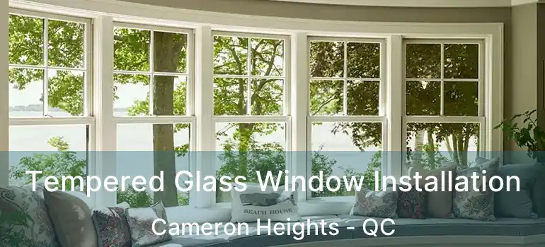  Tempered Glass Window Installation Cameron Heights - QC