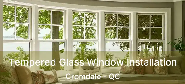  Tempered Glass Window Installation Cromdale - QC