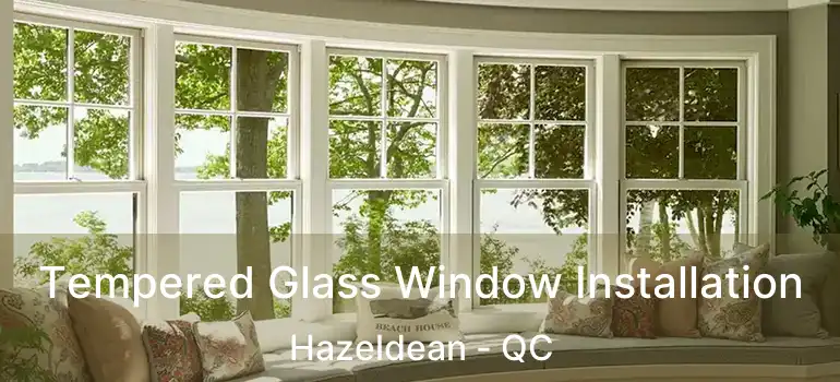  Tempered Glass Window Installation Hazeldean - QC