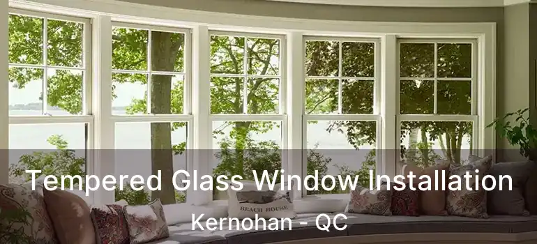  Tempered Glass Window Installation Kernohan - QC
