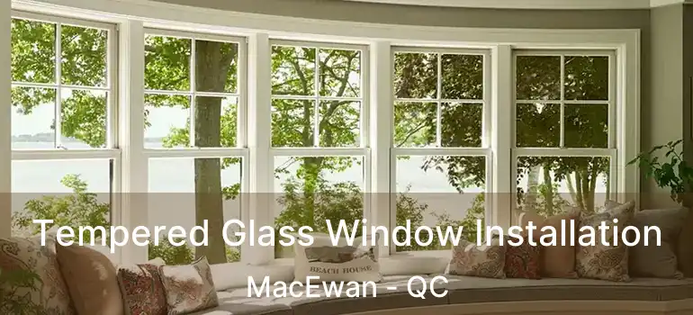  Tempered Glass Window Installation MacEwan - QC