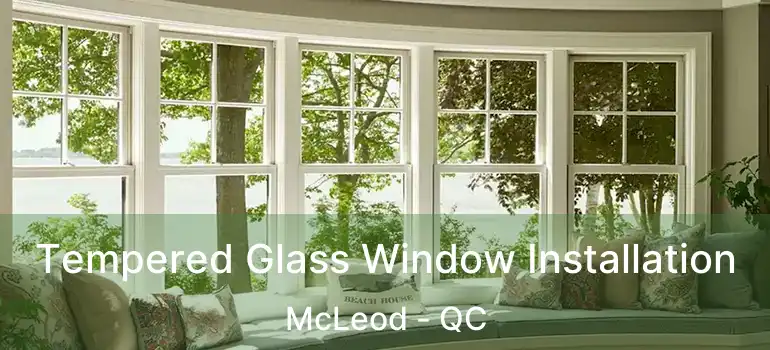  Tempered Glass Window Installation McLeod - QC