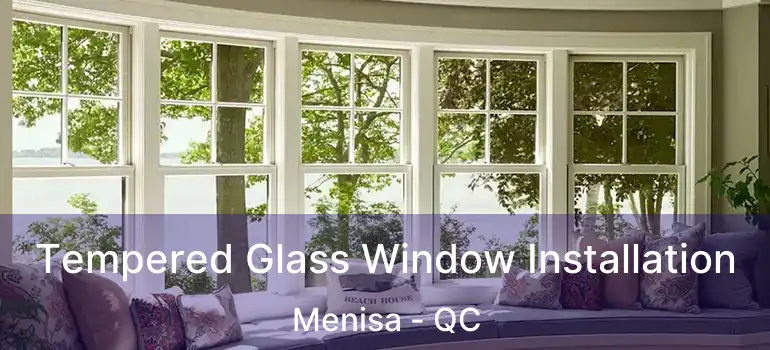  Tempered Glass Window Installation Menisa - QC