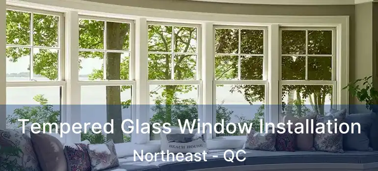  Tempered Glass Window Installation Northeast - QC