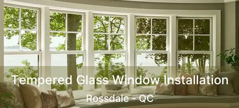  Tempered Glass Window Installation Rossdale - QC