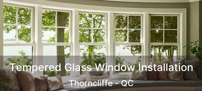  Tempered Glass Window Installation Thorncliffe - QC