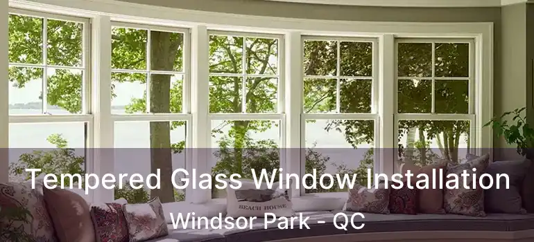  Tempered Glass Window Installation Windsor Park - QC