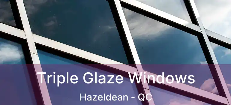  Triple Glaze Windows Hazeldean - QC