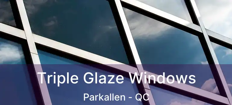  Triple Glaze Windows Parkallen - QC