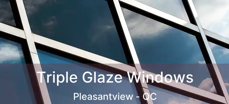  Triple Glaze Windows Pleasantview - QC