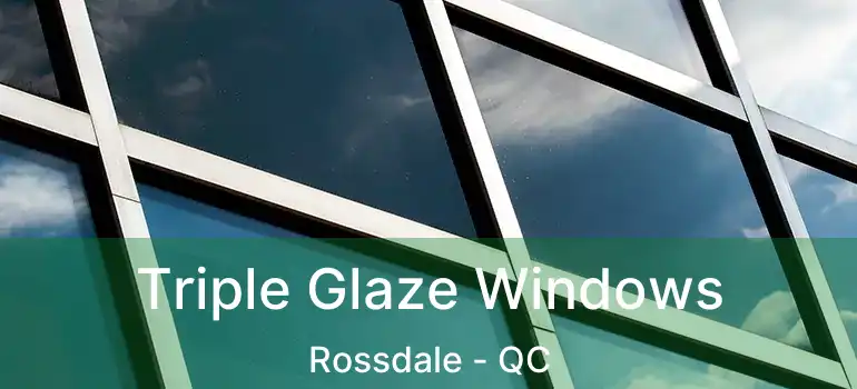  Triple Glaze Windows Rossdale - QC