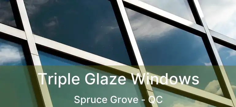  Triple Glaze Windows Spruce Grove - QC