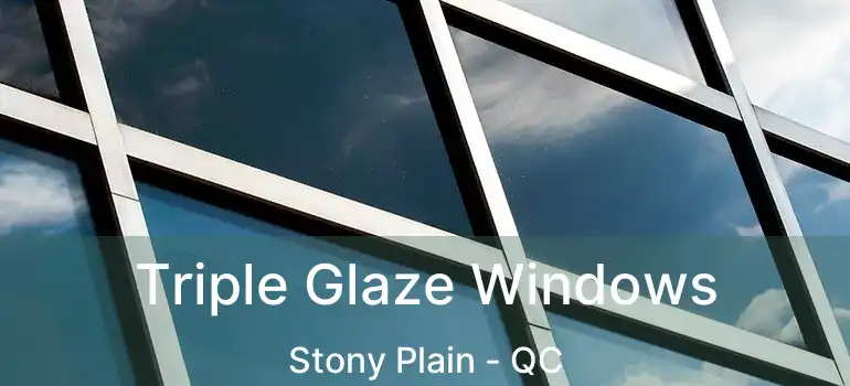  Triple Glaze Windows Stony Plain - QC