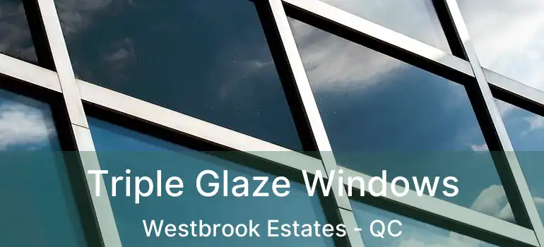  Triple Glaze Windows Westbrook Estates - QC