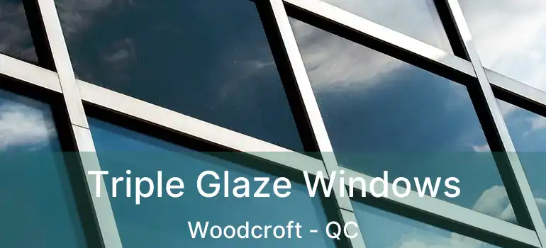  Triple Glaze Windows Woodcroft - QC