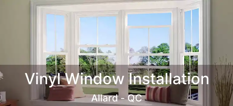  Vinyl Window Installation Allard - QC