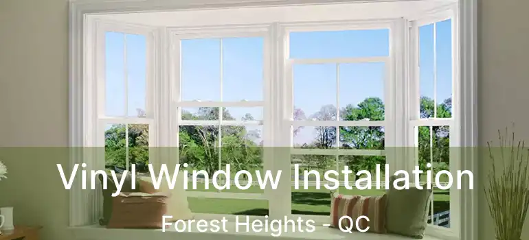  Vinyl Window Installation Forest Heights - QC