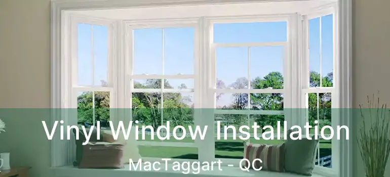  Vinyl Window Installation MacTaggart - QC